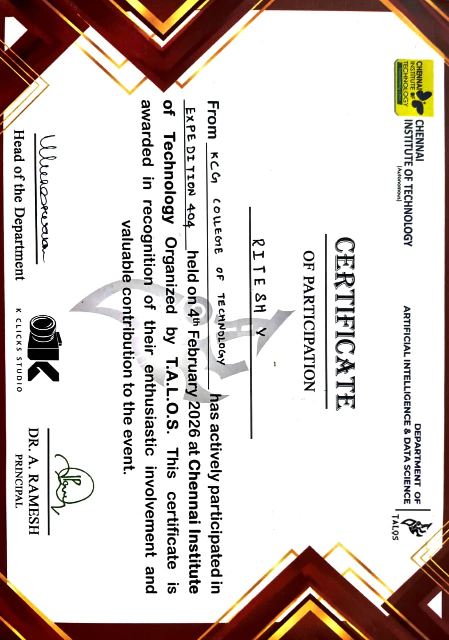 CIT Talos certificate